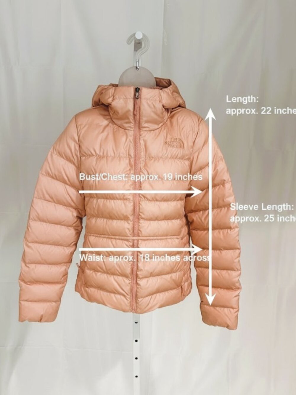 The North Face Aconcagua Down Jacket Womens Small S Pink Puffer Coat - Picture 2 of 9